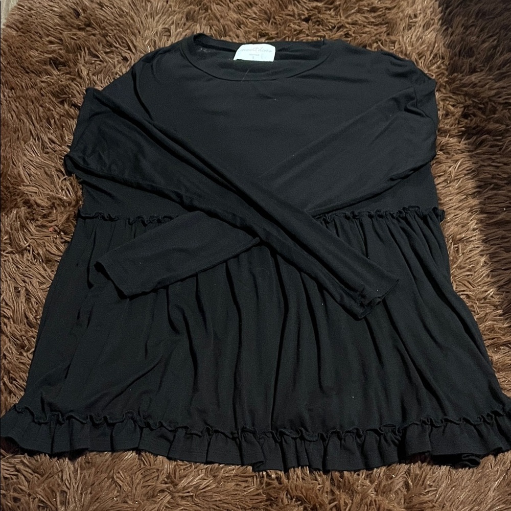 Elegant Black Women's Blouse